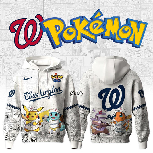 Washington Nationals x Polemon GO Special Edition Hoodie