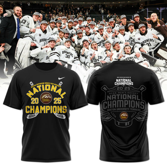 Western Michigan Broncos men’s ice hockey National Champions 2025 Tshirt