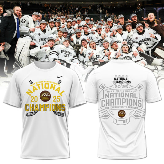 Western Michigan Broncos men’s ice hockey National Champions 2025 Tshirt