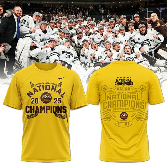 Western Michigan Broncos men’s ice hockey National Champions 2025 Tshirt