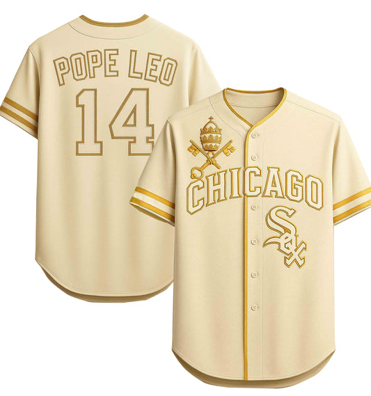 Limited Edition 2025_DA POPE Chicago White Sox-3D Baseball Jersey