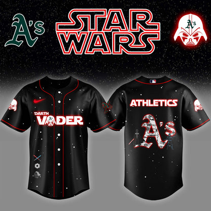 Athletics x Stars Wars Darth Vader Night Baseball Jersey Editions Limited