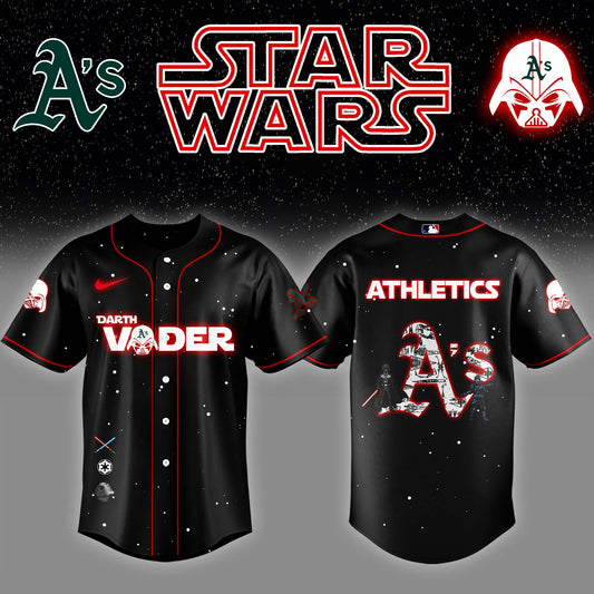 Athletics x Stars Wars Darth Vader Night Baseball Jersey Editions Limited