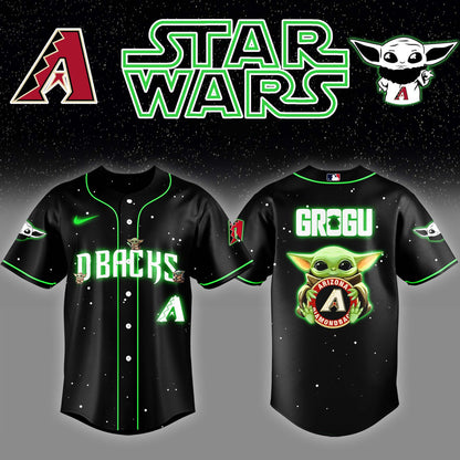 Arizona Diamondbacks x Stars Wars Grogu Night Baseball Jersey Editions Limited