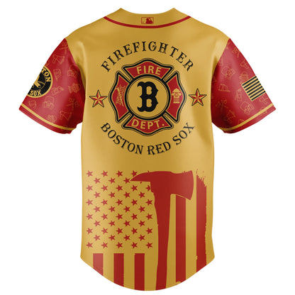 Boston Red Sox MLB x Firefighter Appreciation Night Special Edition Jersey 2025