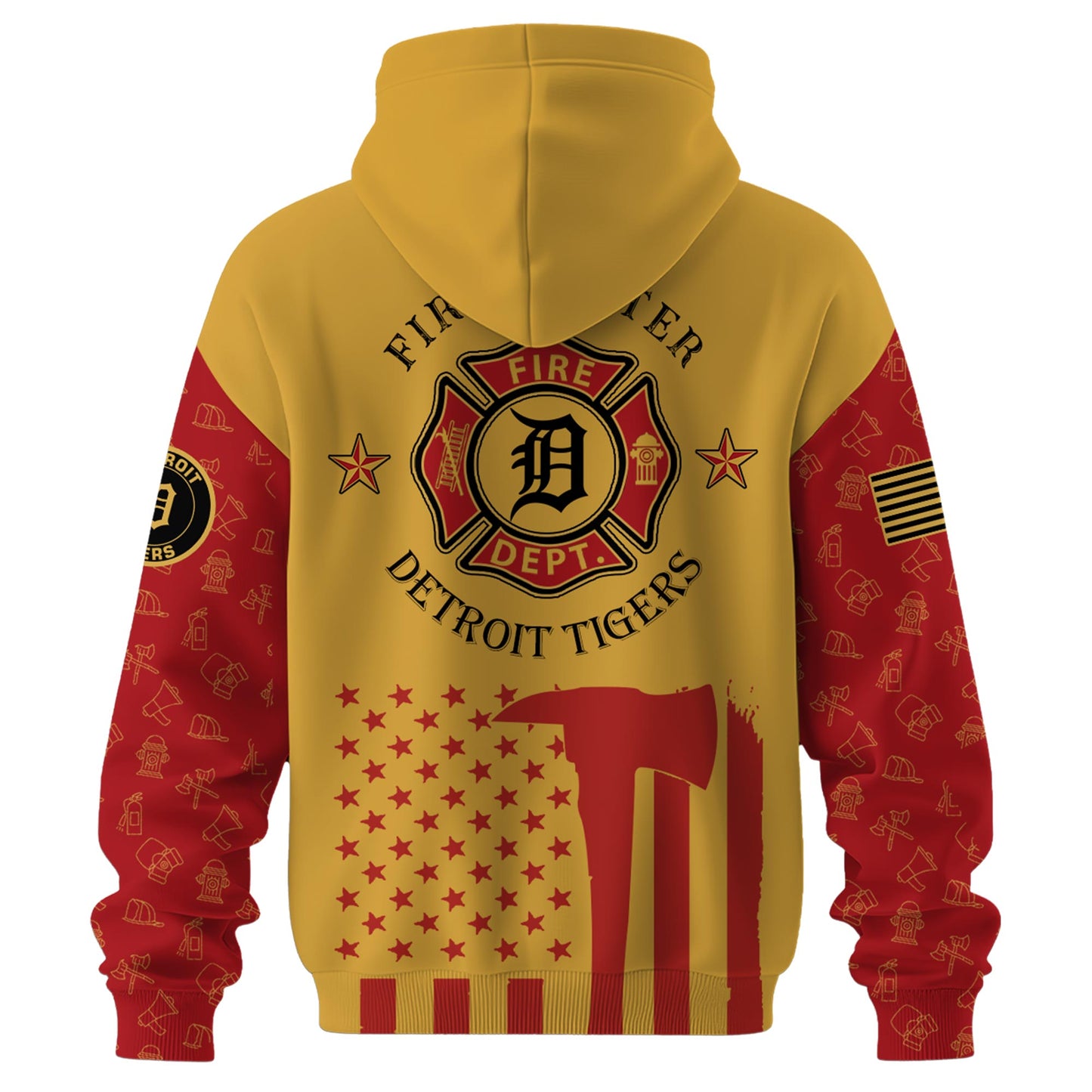 Detroit Tigers MLB x Firefighter Appreciation Night Special Edition Hoodie 2025