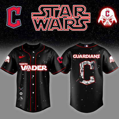Cleveland Guardians x Stars Wars Darth Vader Night Baseball Jersey Editions Limited