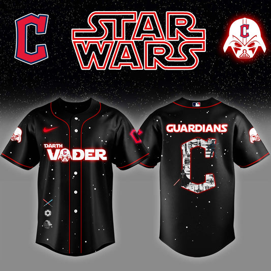 Cleveland Guardians x Stars Wars Darth Vader Night Baseball Jersey Editions Limited