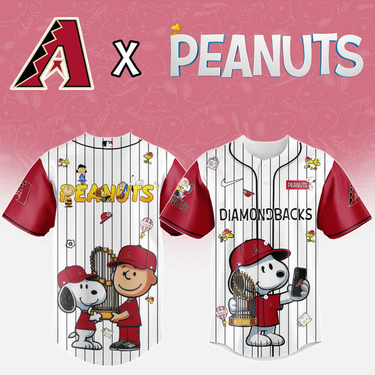 Arizona Diamondbacks x Peanuts Night 2025 Baseball Jersey Editions Limited