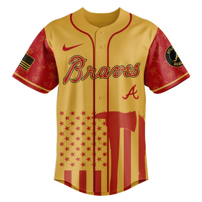 Atlanta Braves MLB x Firefighter Appreciation Night Special Edition Jersey 2025