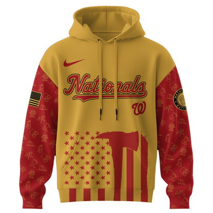 Washington Nationals MLB x Firefighter Appreciation Night Special Edition Hoodie 2025