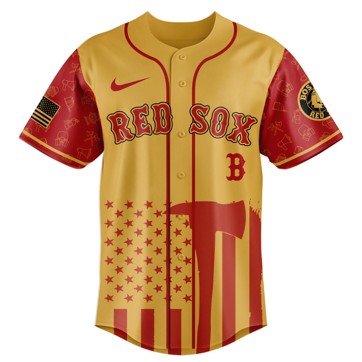 Boston Red Sox MLB x Firefighter Appreciation Night Special Edition Jersey 2025