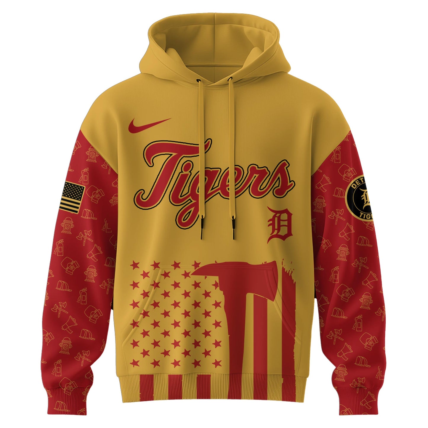 Detroit Tigers MLB x Firefighter Appreciation Night Special Edition Hoodie 2025