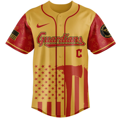 Cleveland Guardians MLB x Firefighter Appreciation Night Special Edition Jersey 2025