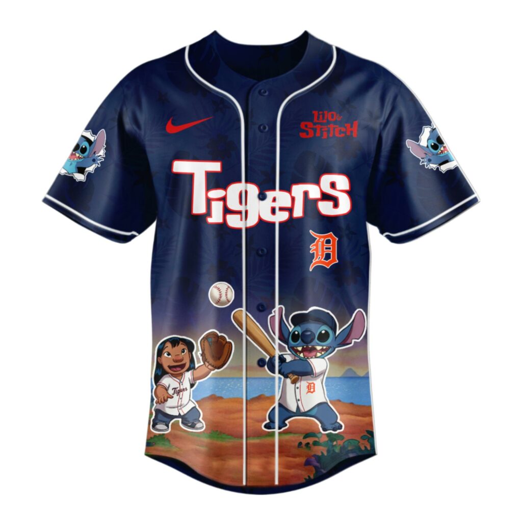 Detroit Tigers x Lilo & Stitch Limited Edition Jersey
