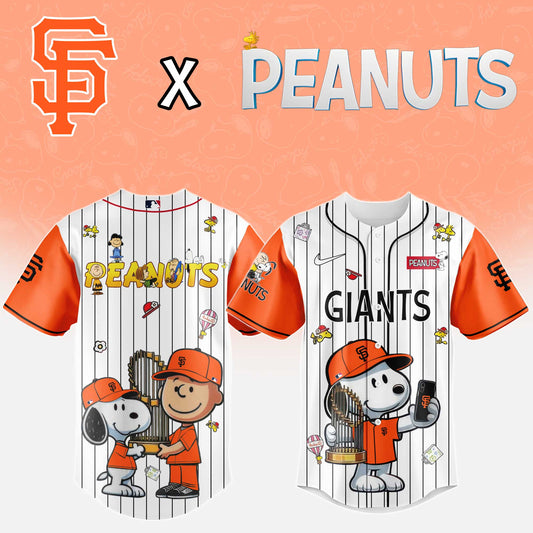 San Francisco Giants x Peanuts Night 2025 Baseball Jersey Editions Limited
