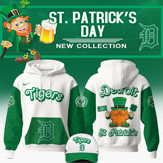Detroit Tigers MLB x ST. Patrick’s Day Limited Edition Hoodie 2025