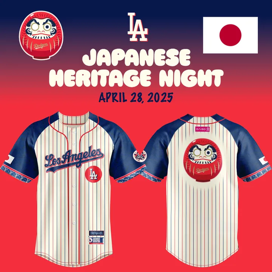 2025 Los Angeles Dodgers Japanese HeritageNight Jersey