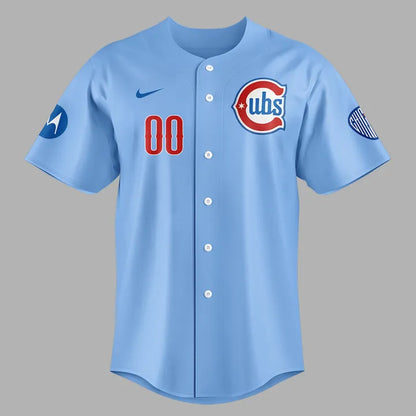 Chicago Cubs Light Blue 2nd Alternate Replica 2.0 Jersey 2025 Personalization