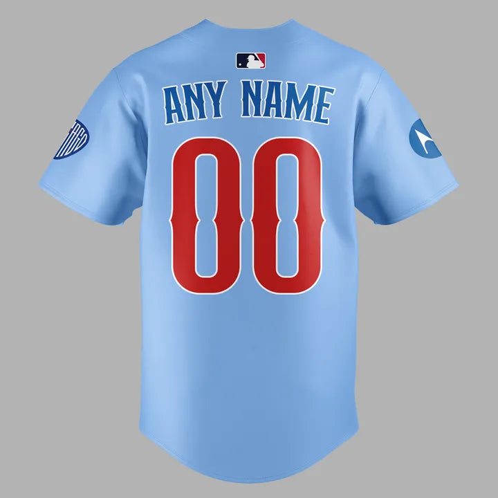 Chicago Cubs Light Blue 2nd Alternate Replica 2.0 Jersey 2025 Personalization