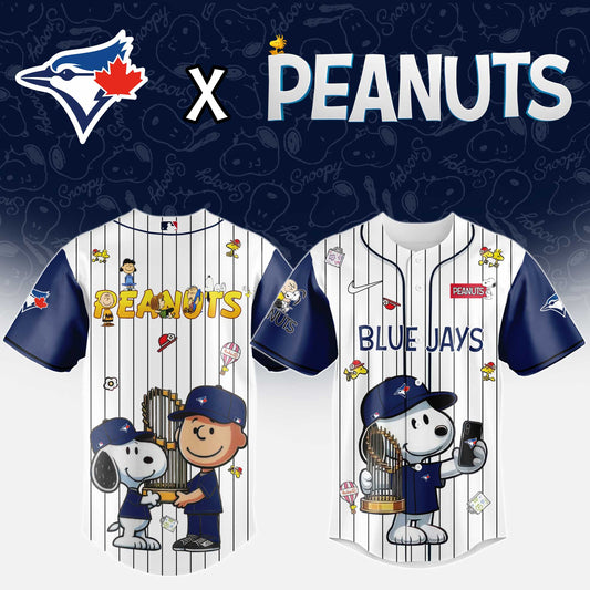 Toronto Blue Jays x Peanuts Night 2025 Baseball Jersey Editions Limited