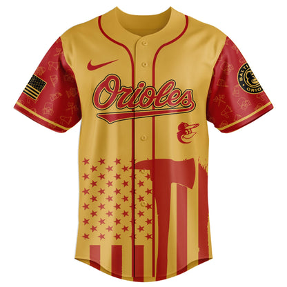 Baltimore Orioles MLB x Firefighter Appreciation Night Special Edition Jersey 2025