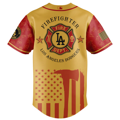 Los Angeles Dodgers MLB x Firefighter Appreciation Night Special Edition Jersey 2025