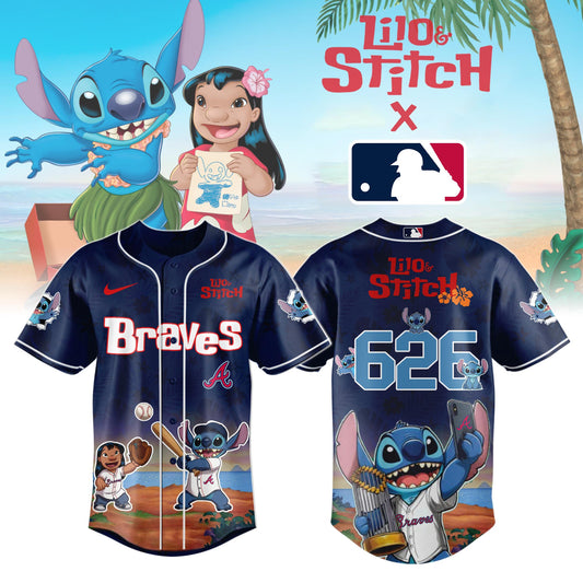 Atlanta Braves x Lilo & Stitch Limited Edition Jersey