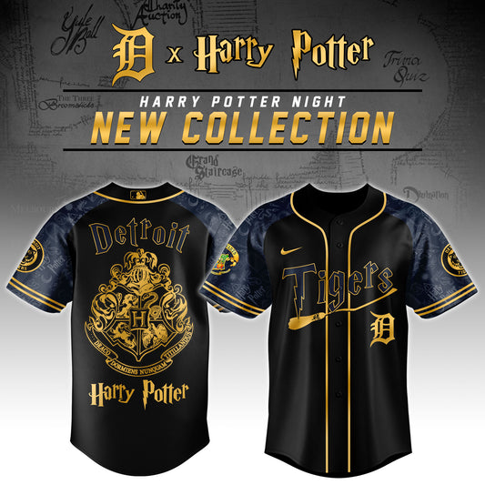 Detroit Tigers x Harry Potter Night Baseball Jersey Editions Limited