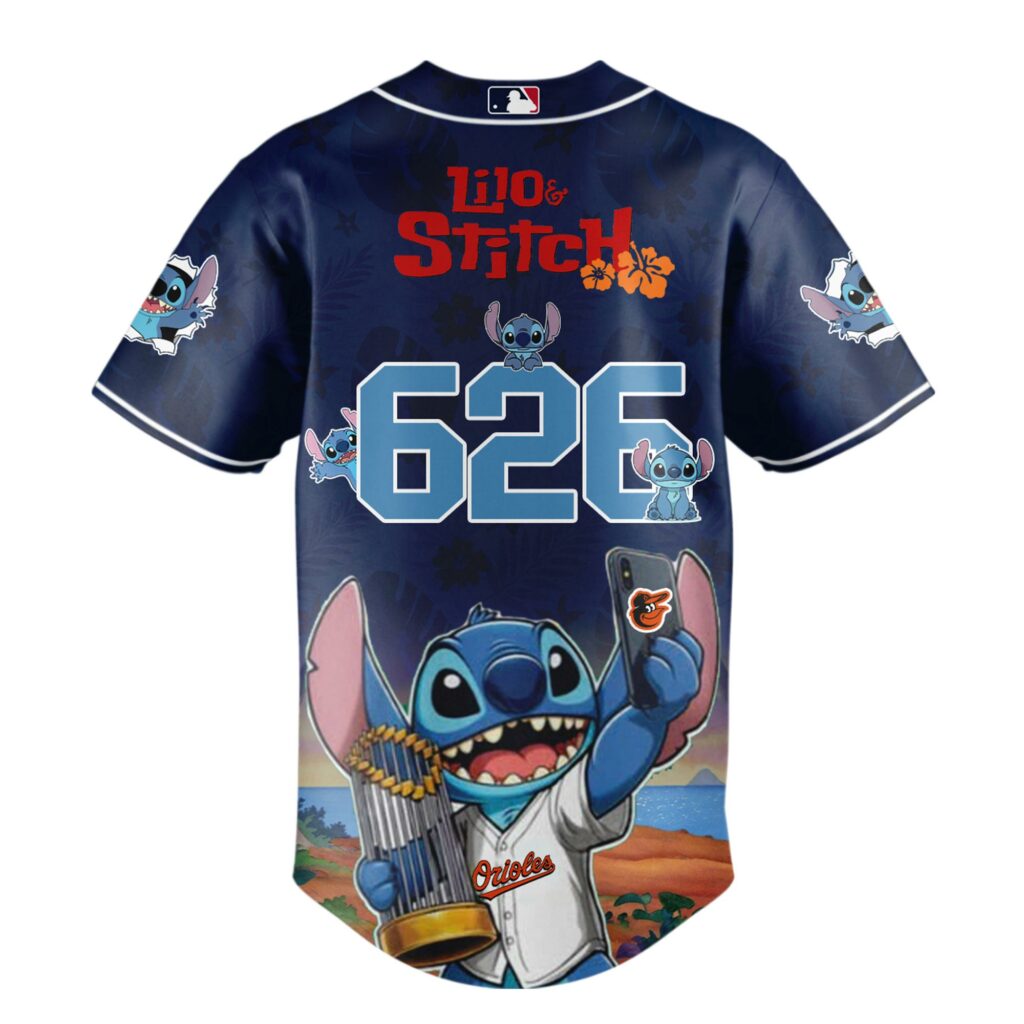 Baltimore Orioles x Lilo & Stitch Limited Edition Jersey