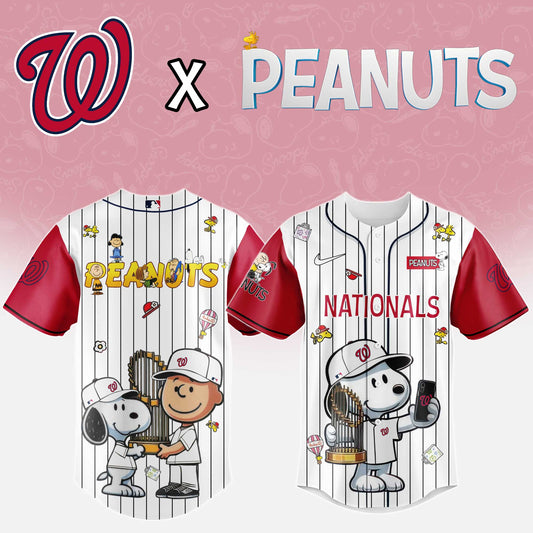 Washington Nationals x Peanuts Night 2025 Baseball Jersey Editions Limited