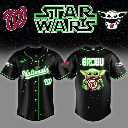 Washington Nationals x Stars Wars Grogu Night Baseball Jersey Editions Limited