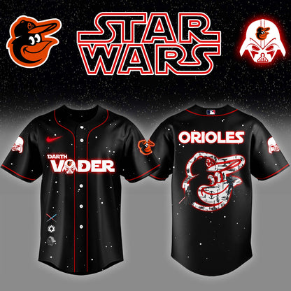 Baltimore Orioles x Stars Wars Darth Vader Night Baseball Jersey Editions Limited