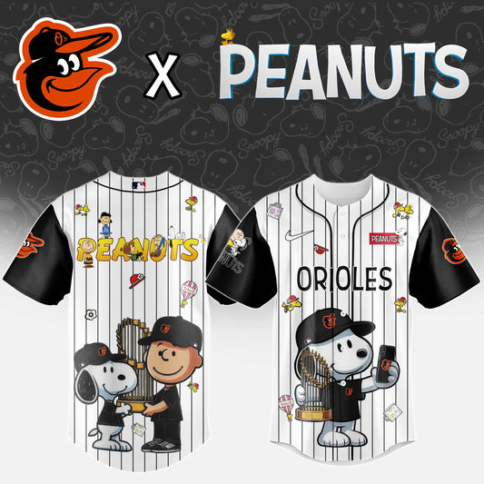 Baltimore Orioles x Peanuts Night 2025 Baseball Jersey Editions Limited