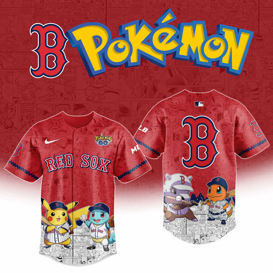 Boston Red Sox x Polemon GO Special Edition Jersey