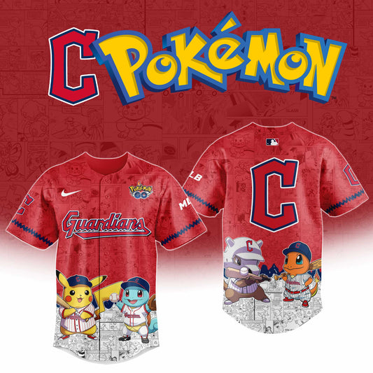 Cleveland Guardians x Polemon GO Special Edition Jersey