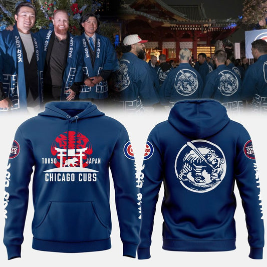 Chicago Cubs 2025 Tokyo Hoodie