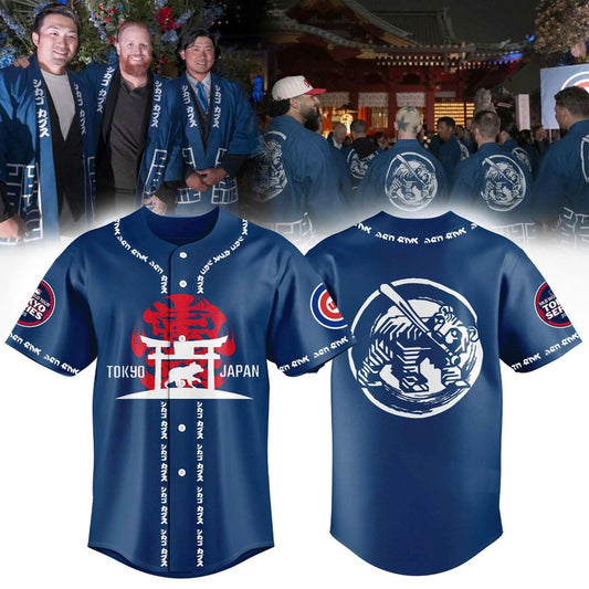 2025 New Chicago Cubs Tokyo Series Jersey