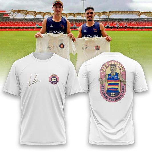 Adelaide Crows AFL x Izak Rankine Signature Special Edition Tshirt 2025