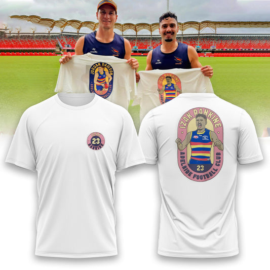 Adelaide Crows AFL x Izak Rankine Signature Special Edition Tshirt 2025