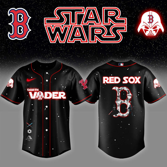 Boston Red Sox x Stars Wars Darth Vader Night Baseball Jersey Editions Limited