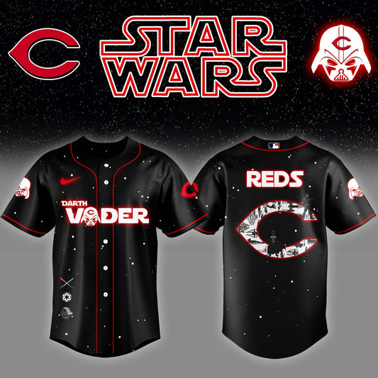 Cincinnati Reds x Stars Wars Night Darth Vader Baseball Jersey Editions Limited