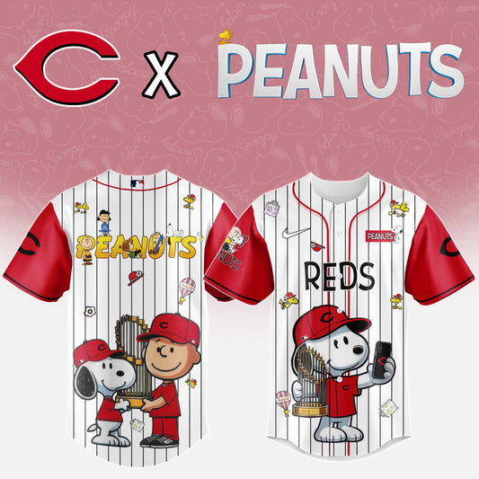 Cincinnati Reds x Peanuts Night 2025 Baseball Jersey Editions Limited