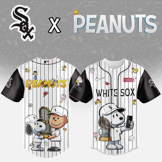 Chicago White Sox x Peanuts Night 2025 Baseball Jersey Editions Limited