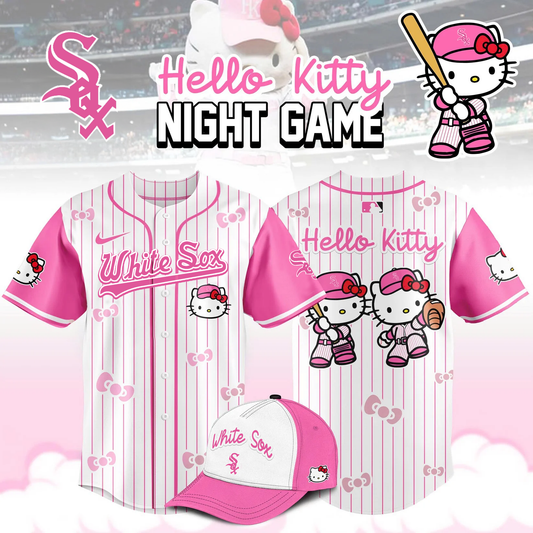 Chicago White Sox x Hello Kitty Night Game Limited Edition Jersey 2025