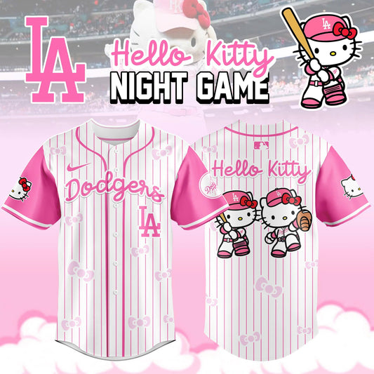 Los Angeles Dodgers MLB x Hello Kitty Night Game Limited Edition Jersey 2025