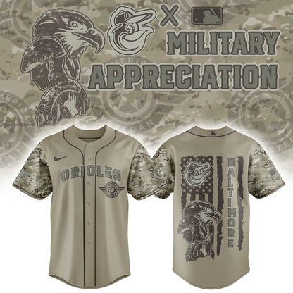 Baltimore Orioles x Veteran U.S 2025 Baseball Jersey