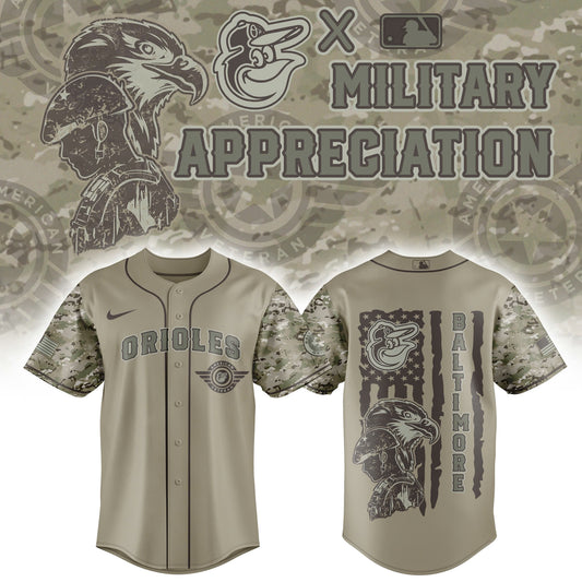 Baltimore Orioles x Veteran U.S 2025 Baseball Jersey