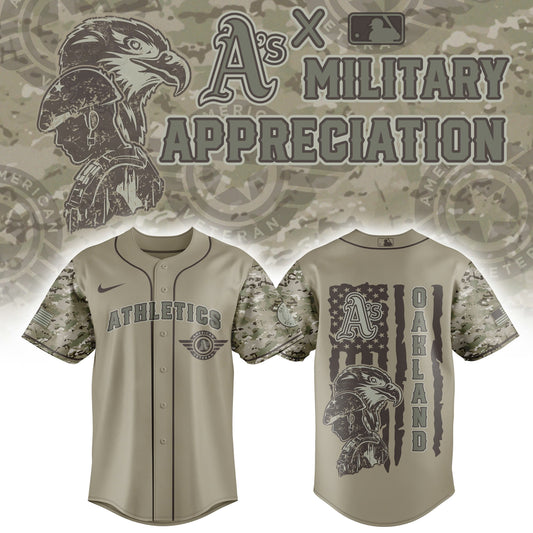 Athletics x Veteran U.S 2025 Baseball Jersey