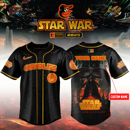 Baltimore Orioles x Star War Limited Edition Jersey 2025